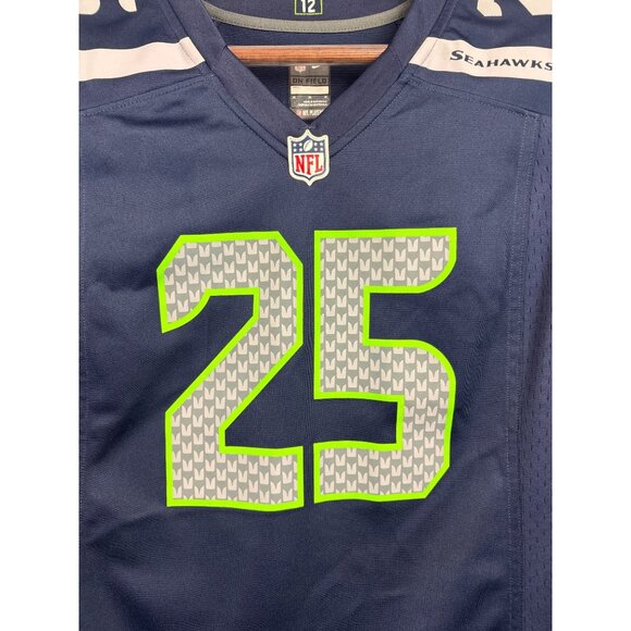 Women’s NIKE NFL Medium Seahawks #25 Sherman Jersey - Picture 2 of 7